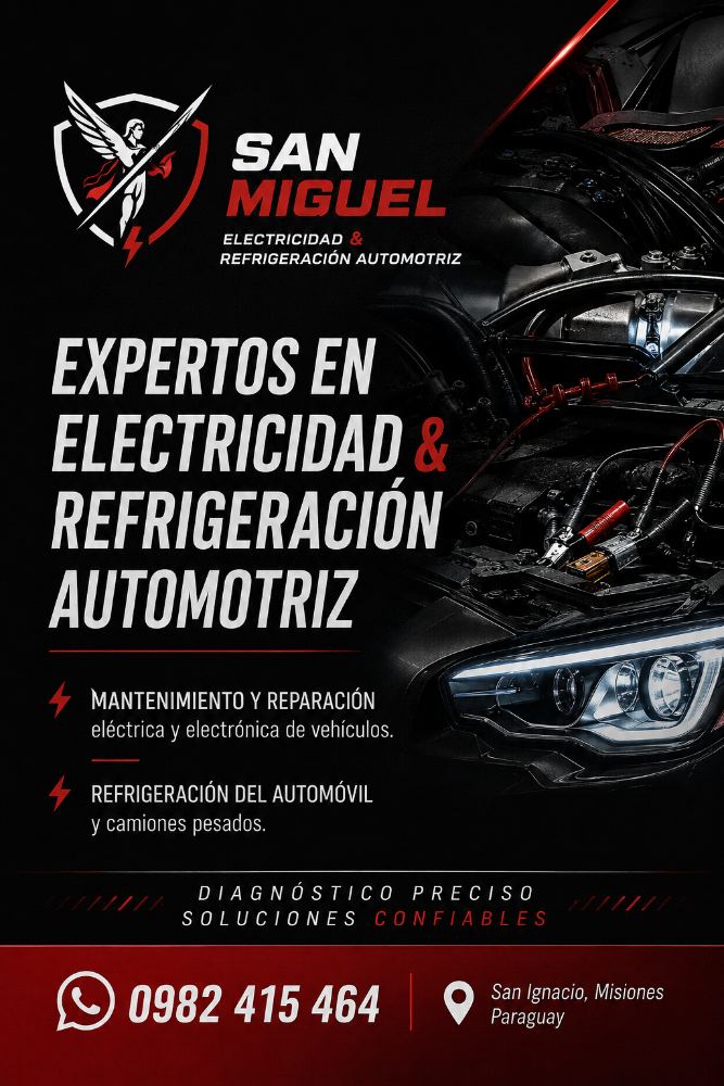 Taller San Miguel ofrece servicios de electricidad, refrigeración automotriz y venta de baterías. Imagen 2
